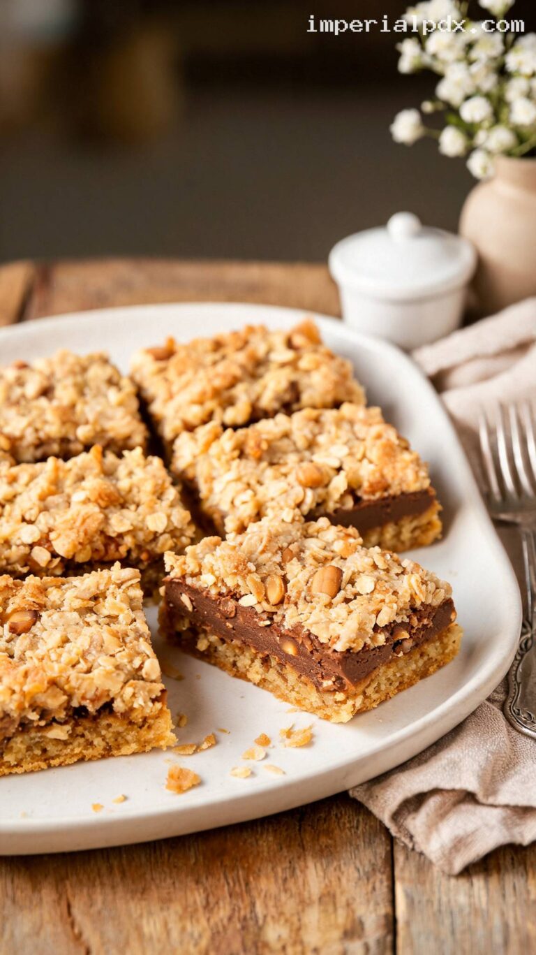 Amish Chocolate Peanut Butter Oatmeal Bars – Imperial Recipes