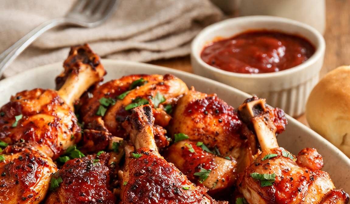 Amish-Style Barbecue Chicken with Sweet and Tangy Farmhouse Sauce