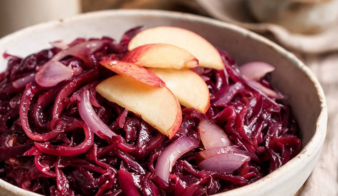 Amish Sweet-and-Sour Red Cabbage With Apples