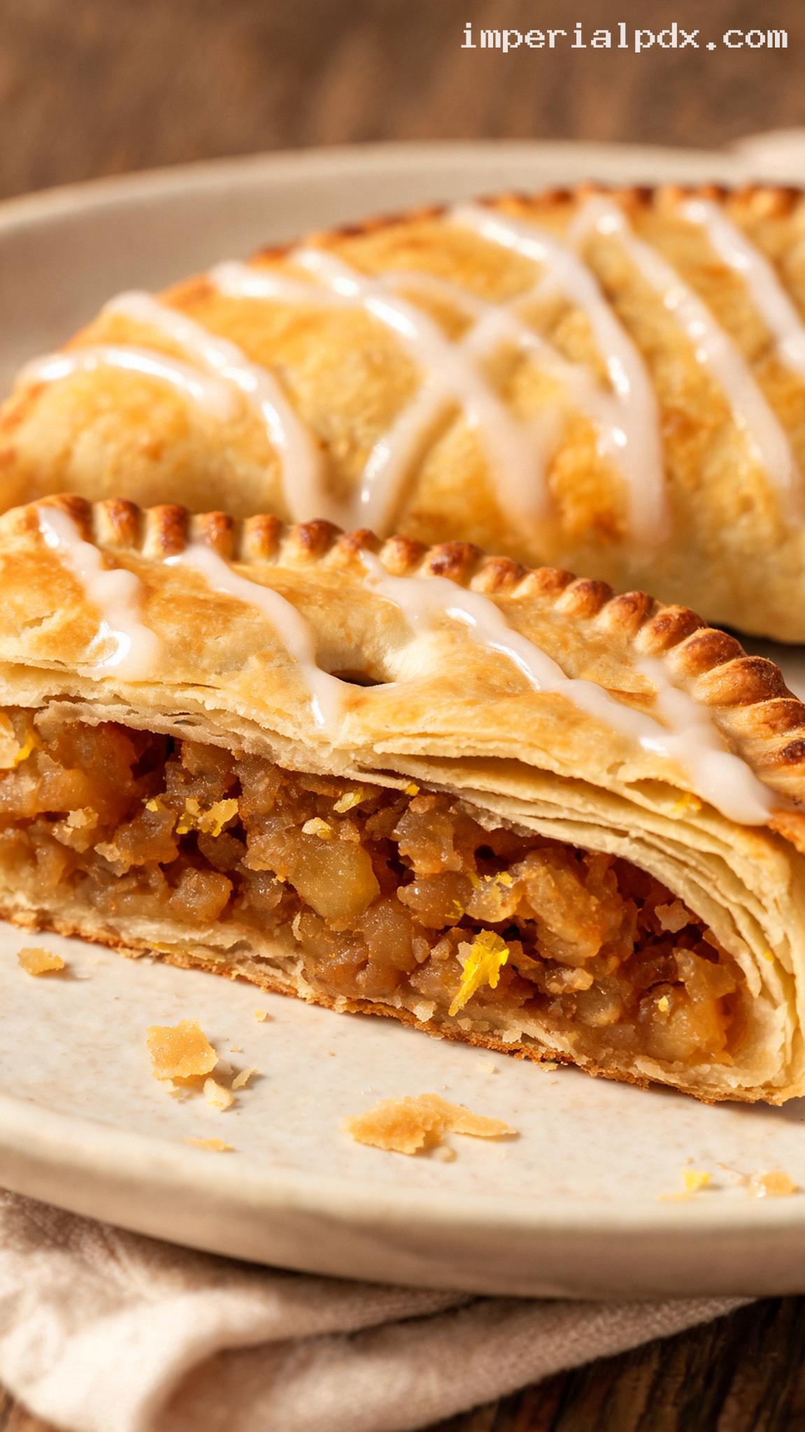 Pennsylvania Dutch Apple Schnitz Hand Pies – Closeup