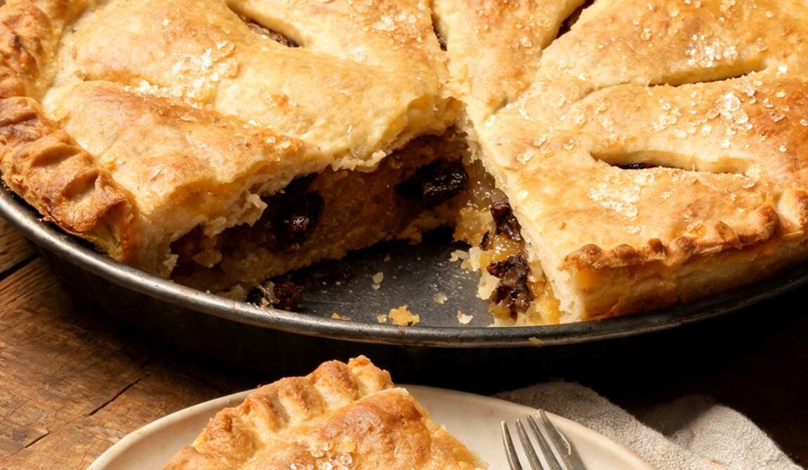 Pennsylvania Dutch Funeral Pie with Raisins and Lemon