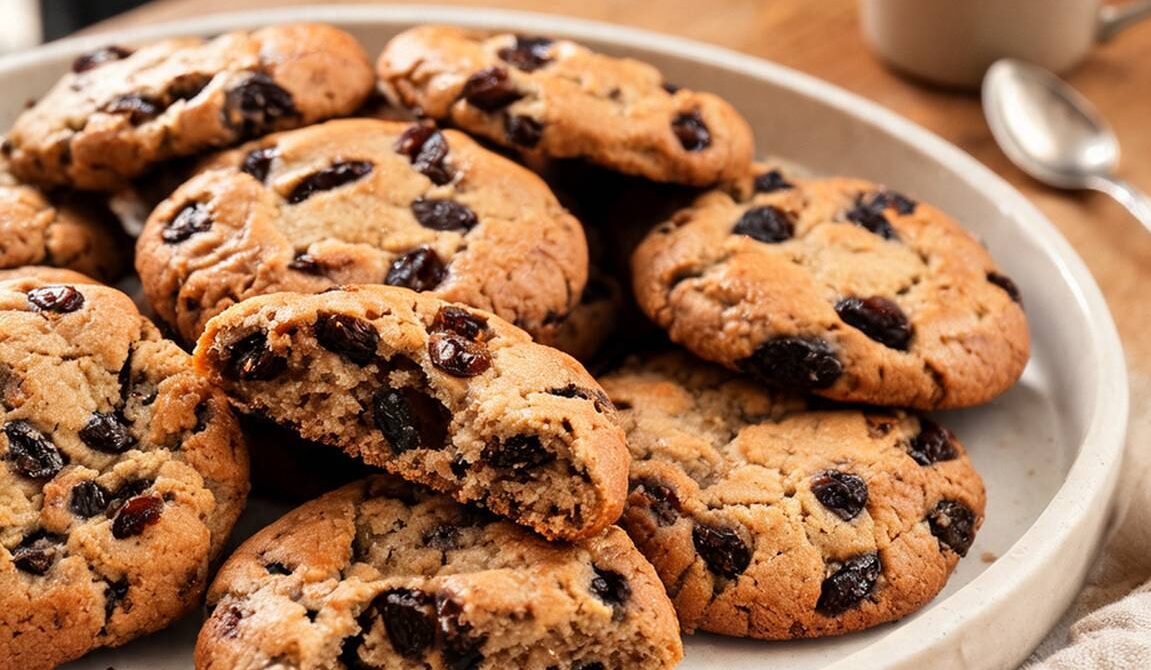 Pennsylvania Dutch Raisin Hermit Cookies with Warm Spices