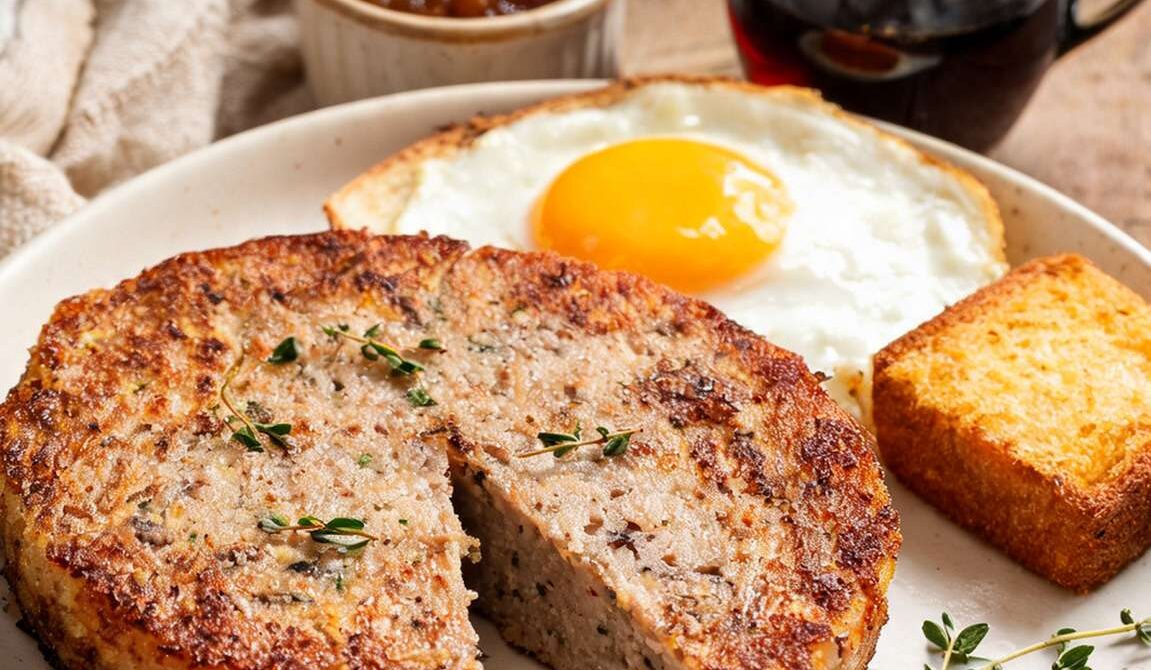 Pennsylvania Dutch Scrapple with Crispy Fried Edges